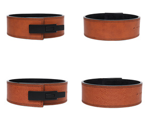 Cinturón de Levantamiento de Pesas 2026 con Logotipo Personalizado, Soporte Lumbar Transpirable e Impermeable, de Cuero, para Hombres y Mujeres - Product Image 6