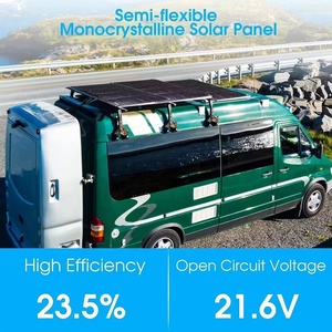 แผงโซลาร์เซลล์ Sunfield SFED-F215HDT สีดำสนิท 215W 21.6V แบบโมโนเฮเทอโรจังก์ชั่น ประสิทธิภาพสูง พร้อมกาวติดตั้ง สำหรับรถบ้านและแคมป์ปิ้ง - Product Image 2