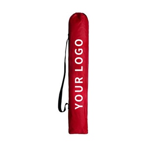 Portable UV Blocking Iron <b>Frame</b> Straight Manual Umbrella Adjustable Tripod Base for Beach Outdoor Windproof Sun Shade All-Season - Product Image 3