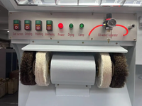 Machine de réparation de chaussures multifonction tout-en-un : pressage de semelles, polissage, ponçage, séchage et four.