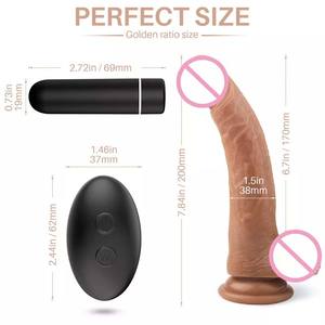Di alta qualità del <span class=keywords><strong>Silicone</strong></span> Thruster Super realistico enorme vibratore di aspirazione dildo per le donne altamente realistico vibratore per sessuale - Product Image 3