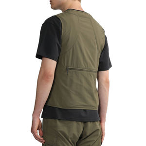 Veste utilitaire en maille légère de style streetwear en gros, veste de travail tendance, veste cargo multi-poches - Product Image 5