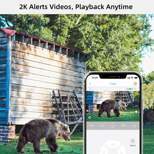 Xcreation ubox SIM 6W แผงโซลาร์เซลล์4G กล้องวงจรปิดไร้สาย4MP กลางแจ้งกล้อง IP65พลังงานแสงอาทิตย์ในตัวไมโครโฟน IP PTZ - Product Image 6