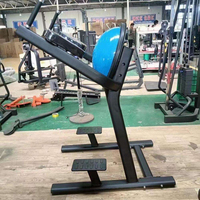 Machine de levage de jambe en métal Station de levage de genou verticale Équipement de levage de jambe suspendu pour la salle de sport ou l'entraînement physique
