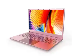 Nuovissimo OEM miglior prezzo intelln5095 Quad-Core 15.6 pollici Laptop rosa dorato Business Computer portatile Notebook