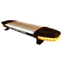 Barre lumineuse d'avertissement LED rechargeable ECE R65 R10 900 mm, lumière stroboscopique ambre avec télécommande