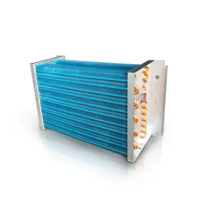 2022 Dry coil with copper tube expander and aluminum fin structures for air conditioning
