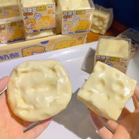 Juguete Antiestrés de Queso Transparente Gigante, Suave y Divertido, Regalo para Fiestas, Venta al por Mayor, Juguetes Sensoriales