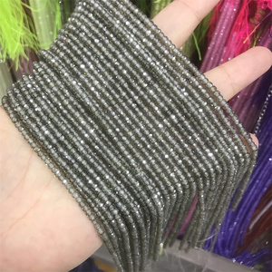 Perline Sfaccettate in Zirconio Multicolore 2*3mm, Filo di Perle Sciolte per Gioielli e Collane - Product Image 5