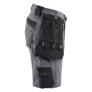 BLAKLADER - 170216459699C44 Craftsman <b>shorts</b> 4-way <b>stretch</b> Mid grey/Black - EAN 7330509922866 <b>WORK</b> TROUSERS <b>WORK</b> <b>SHORTS</b> - Product Image 4