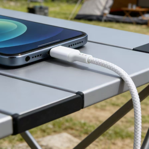 สายชาร์จเร็วแบบถัก 1 เมตร 3 ฟุต สำหรับ <span class=keywords><strong>I11</strong></span> X I7/8 USB Android USB C Type C รองรับการชาร์จเร็ว ขายส่ง - Product Image 5