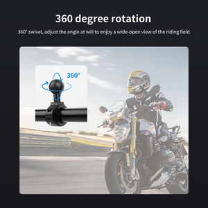Support de <span class=keywords><strong>guidon</strong></span> en aluminium CNC Mechrig avec rotule de 1 pouce compatible avec le système RAM pour caméras de moto/vélo - Product Image 5