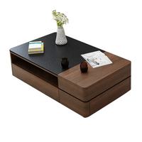 Table basse multifonctionnelle créative en bois durable de style nordique pour petit appartement, ensemble de meubles modernes