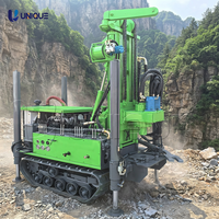 Mini-foreuse de puits d'eau personnalisée, système de forage efficace à moteur diesel hydraulique, machine de forage de puits d'eau