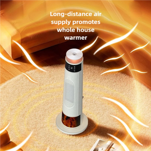 Ventilateur électrique portable 2000W avec affichage LED, humidification, vent naturel, télécommande, effet de feu, chauffage céramique PTC, norme européenne pour usage domestique - Product Image 6