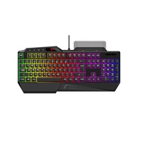 Havit KB889CM Clavier et souris de jeu Clavier Gamer filaire avec clavier USB rétro-éclairé RVB pour ordinateur de jeu PC portable