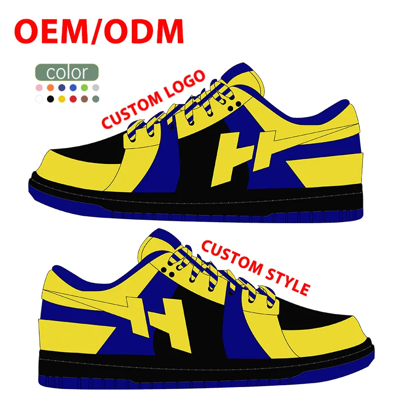 Custom Low Skate Boarding Shoes Design Air Cushion Multicolor Brand Sports Shoes Sneakers Mens Casual Sports
