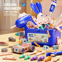 Kit de montage de vis DIY de 146 pièces avec outils et pièces de construction, et étui de rangement portable – Jouet de construction créatif, cadeau, vente en gros