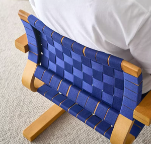 Sillas de comedor de madera maciza de diseño para adultos, con reposabrazos, sillas tejidas, respaldos de escritorio retro sencillos, sillas - Product Image 6