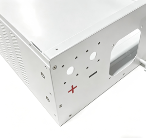 Boîtier de batterie de stockage d'énergie photovoltaïque industriel, en acier inoxydable et aluminium, avec revêtement en poudre personnalisé, pour systèmes solaires - Product Image 1