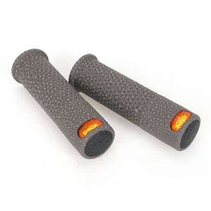 Couvre-guidon gris avec éclairage anti-empreintes digitales, poignées télécommandées pour trottinette électrique, clignotants et feux d'avertissement - Product Image 6