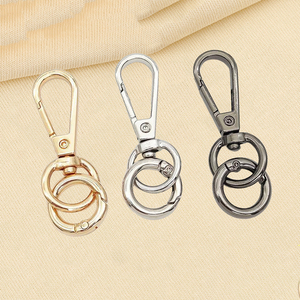 Clip de cierre giratorio a granel, llavero de Metal, ganchos giratorios, bolso, llavero con hebilla, llavero para manualidades DIY, accesorios para hacer - Product Image 2