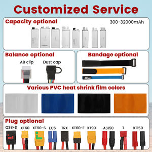 環境に優しいリチウムイオン電池1300mAh 6S 100C環境に優しいFPVドローンリポバッテリーパック - Product Image 5