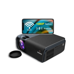 A-mazon WiFi 5G Android OS Téléphone Smart Full HD 1080P LCD LED 4K Vidéo Home Cinéma <span class=keywords><strong>Hologramme</strong></span> Projecteur - Product Image 1