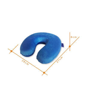 Almohada de Oficina para Siesta, Extraíble y Lavable, de Alta Elasticidad, con Soporte Cervical en Forma de U, de Espuma Viscoelástica, para Viajes en Avión - Product Image 5