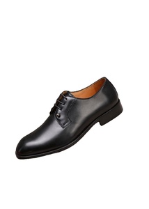 Business Men's Formal Leather Shoes Stylish Lace-<b>up</b> British Style, Designer Handcrafted Genuine Leather Shoes - Product Image 2