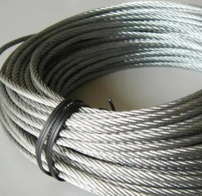 4vx39s+5fc Galvanized Steel Cold Rolled Wire Rope With High Tensile Mesh For Construction
