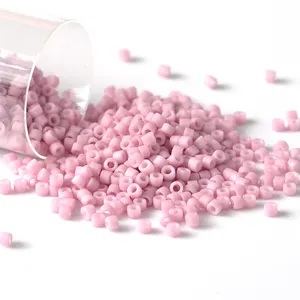 Cuentas de Semilla <span class=keywords><strong>Miyuki</strong></span> Japonesas Originales JC Crystal para Fabricación de Joyería DIY 10 Gramos por Tubo de Vidrio <span class=keywords><strong>Miyuki</strong></span> <span class=keywords><strong>Delica</strong></span> <span class=keywords><strong>11</strong></span>/<span class=keywords><strong>0</strong></span> - Product Image 1