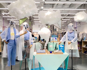 Decoración de Nubes de Algodón, Simulación de Nubes Blancas Colgantes, Decoración para Tiendas Navideñas, Adorno Colgante de Nubes - Product Image 6