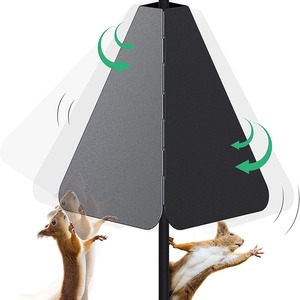 <span class=keywords><strong>Mangeoire</strong></span> à oiseaux en plastique robuste anti-escalade et anti-écureuil avec design oscillant et à large rebord pour jardin et cour arrière - En stock - Product Image 1