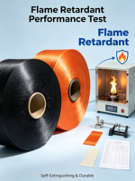 Fil FDY 300D 100% polypropylène PP, ignifuge permanent, pour sangles et cordes, vente en gros directe usine, couleur personnalisée