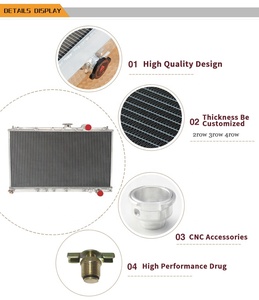 Tất cả nhôm tản nhiệt Mitsubishi Lancer ảo ảnh 1992-1996 - Product Image 6