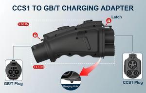 Adaptateur de charge CCS1 vers GB/T pour véhicules électriques BYD Atto 3, convertisseur de protocole actif pour chargeur rapide DC américain - Product Image 2