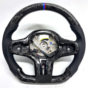 Volante de Fibra de Carbono Forjado para <span class=keywords><strong>BMW</strong></span> G02 G05 G06 G09 G11 G12 G15 G20 G22 G28 G29 G30 G38 G80 G82, Accesorios Interiores para Automóvil - Product Image 5