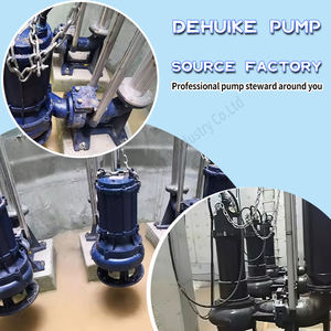 Pompe submersible industrielle Dehuike à faible taux de défaillance (0,1%) pour eaux usées et boues, débit élevé, sans obstruction, 380V/220V - Product Image 6
