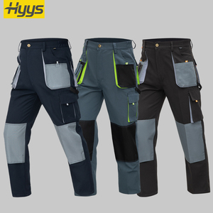 Pantalones de Trabajo de Alta Calidad para <span class=keywords><strong>Hombre</strong></span> Ropa de Trabajo de Seguridad Pantalones Personalizados de Múltiples Bolsillos Duraderos para Construcción Tipo <span class=keywords><strong>Cargo</strong></span> - Product Image 1