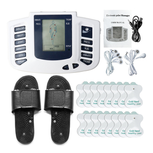 Máquina de Terapia de Masaje de Alta Calidad, Estimulador Electrónico de Acupuntura con Pantuflas de Masaje, Unidad TENS para Alivio del Dolor - Product Image 1