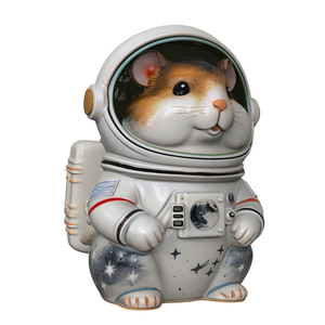 Bán Buôn Cao Cấp Gốm <span class=keywords><strong>Hamster</strong></span> Phi Hành Gia Urn Cho Pet Tưởng Niệm An Toàn Con Dấu Thiết Kế Tùy Chỉnh Keepsake Cho Hỏa Chtáng Dịch Vụ - Product Image 1
