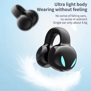 Auriculares Inalámbricos con Clip para la Oreja, Puerto de Carga Tipo C, Lámpara de Respiración, Universales para Oreja Izquierda y Derecha - Product Image 3