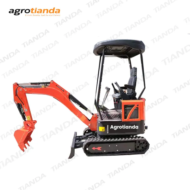 Mini Crawler Hydraulic Pilot Digger Small Digger Machine Support Customized Hydraulic Mini Small Excavator