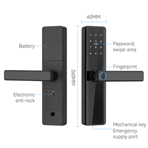 Wifi từ xa App conteol an ninh Keyless nhập mật khẩu kỹ thuật số sinh trắc học vân tay ttlock tuya điện tử thông minh khóa cửa - Product Image 6