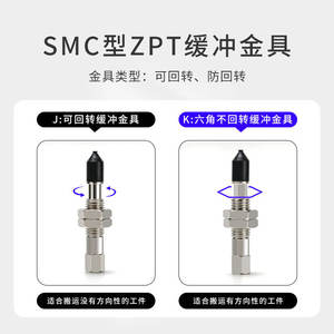 Soporte de Hardware para Ventosa de Vacío para Robot Industrial Tipo SMC ZPT02UNJ10-B5-A8/10 con Varilla de Succión - Product Image 4