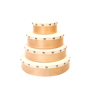 Nghề Nhạc Cụ Truyền Thống Trung Quốc Làm Bằng Tay Bằng Gỗ 8 ''Trống Nhạc Cụ Bộ Gõ Tay Trống - Product Image 4