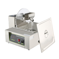 Commerciële elektrische chocolade temperer, 110V/220V, met wielen, chocolademenger en smelter
