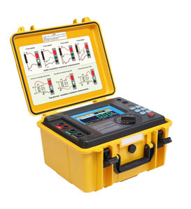 Probador de resistencia de aislamiento HVHIPOT GD3128C con pantalla táctil 15kV 30Tera Ohm IR PI Meter - Product Image 3