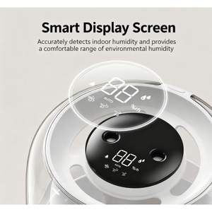 Humidificateur à impulsion à brume fraîche ELECVIVA FSC10 6L blanc, électrique, grande capacité, remplissage par le haut, 3W, arrêt automatique, silencieux, réglable - Product Image 3